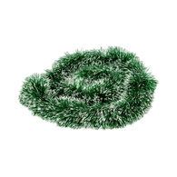 Grinalda verde com neve