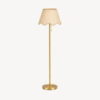 Candeeiro de p&eacute; FLORE dourado 150cm