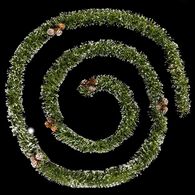 Grinalda verde com pinhas,  Grinalda verde com pinhas