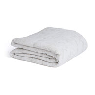 Colcha folhas AUREN cinza 250x270cm