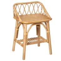 Mesa de cabeceira montessori de rattan