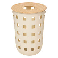 Cesto de roupa suja HARMONY bege 60l
