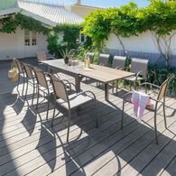 Conjunto de mesa extens&iacute;vel e 6 cadeiras PIAZZA