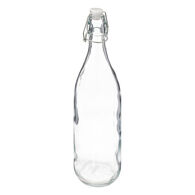Garrafa de vidro com tampa 1l