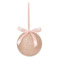 Bola de natal rosa 7,5cm