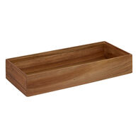 Organizador retangular castanho
