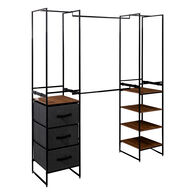 Arm&aacute;rio com gavetas e prateleiras