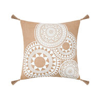 Almofada MEKONG natural em algod&atilde;o 45x45cm