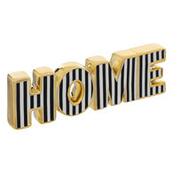 Palavra decorativa home em cerâmica