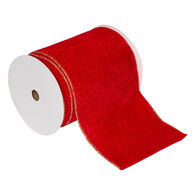 Fita em veludo vermelho 12x500cm