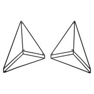 Conjunto de 2 suportes para prateleira