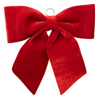 Laço vermelho com efeito de veludo 70x67cm,  Laço vermelho com efeito de veludo 70x67cm