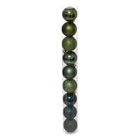 Conjunto de 9 bolas decorativas verde,  Conjunto de 9 bolas decorativas verde