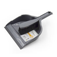 Conjunto pá de lixo com espanador cinza,  Conjunto pá de lixo com espanador cinza