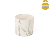 Jarra de cerâmica efeito mármore 13,4cm