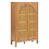 Estante com 2 portas TIRIA castanho 150,5cm,  Estante com 2 portas TIRIA castanho 150,5cm