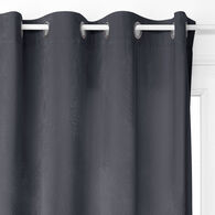 Cortina opaca cinza escura 140x260cm