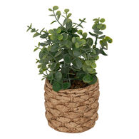 Vaso com eucalipto artificial JAYE 27cm