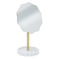 Espelho wc branco 27cm,  Espelho wc branco 27cm