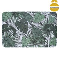 Tabuleiro de melamina decoração folhas,  Tabuleiro de melamina decoração folhas