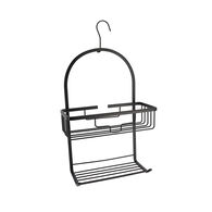 Suporte De Duche Preto Com Gancho