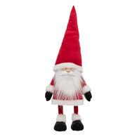 Figura Pai Natal Vermelho Com Mola 47cm