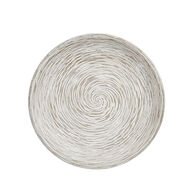 Centro de mesa redondo branco