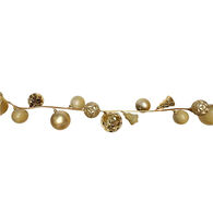 Grinalda Decorativa Dourada 180cm