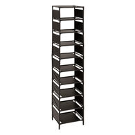 Sapateira com 10 níveis preto 160,5cm,  Sapateira com 10 níveis preto 160,5cm