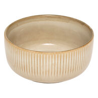 Tigela CHLOE bege em cer&acirc;mica 14cm