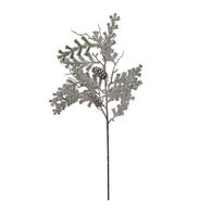Haste efeito neve com pinhas 85cm