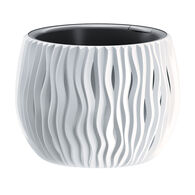Floreira SANDY bowl branco 18cm