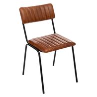 Cadeira Dario Camel Couro Natural