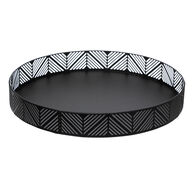 Tabuleiro de servir redondo em metal