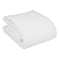 Colcha 240x260cm e 2 capas de almofada KALIA branca 60x60cm,  Colcha 240x260cm e 2 capas de almofada KALIA branca 60x60cm