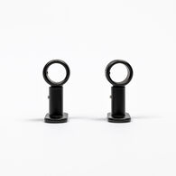 Conjunto 2 suportes var&atilde;o preto