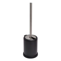Escova wc preto mate com tampa rebatível,  Escova wc preto mate com tampa rebatível