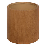 Vaso SOA em cer&acirc;mica efeito madeira 11,6cm