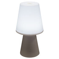 Candeeiro de mesa exterior branco led WIZA 23cm