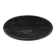 Prato de servir SUBLIMA em m&aacute;rmore preto 30cm
