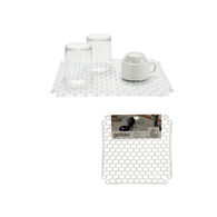 Tapete para banca transparente 32x32cm