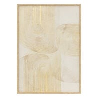 Quadro decorativo ELIN dourado 50x70cm,  Quadro decorativo ELIN dourado 50x70cm