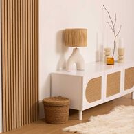 Painel ripado decorativo COLVA natural em mdf 240cm