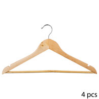 Conjunto de 4 cabides em madeira