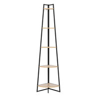 Estante de canto em mdf e metal ALIAJ,  Estante de canto em mdf e metal ALIAJ