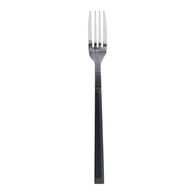 Garfo de sobremesa inox com cabo preto
