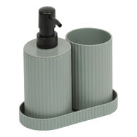 Conjunto de 3 pe&ccedil;as wc ESSENTIELS verde