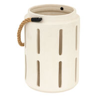 Lanterna NUNA branca em cerâmica