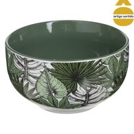 Tigela em cerâmica 50cl folhas JUNGLE 