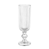 Copo de champanhe riscas transparente 16cl